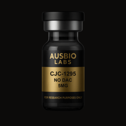 CJC-1295 NO DAC 5mg peptide vial by AusBioLabs – growth hormone releasing hormone for research