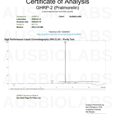 COA GHRP 2 AUSBIOLABS 2