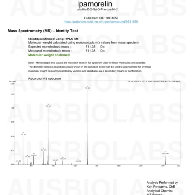 COA IPAMORELIN 1