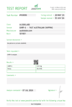 GHRP6 peptide PurityCertificate