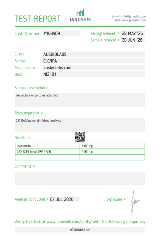 CJC 1295 IPAMORELIN